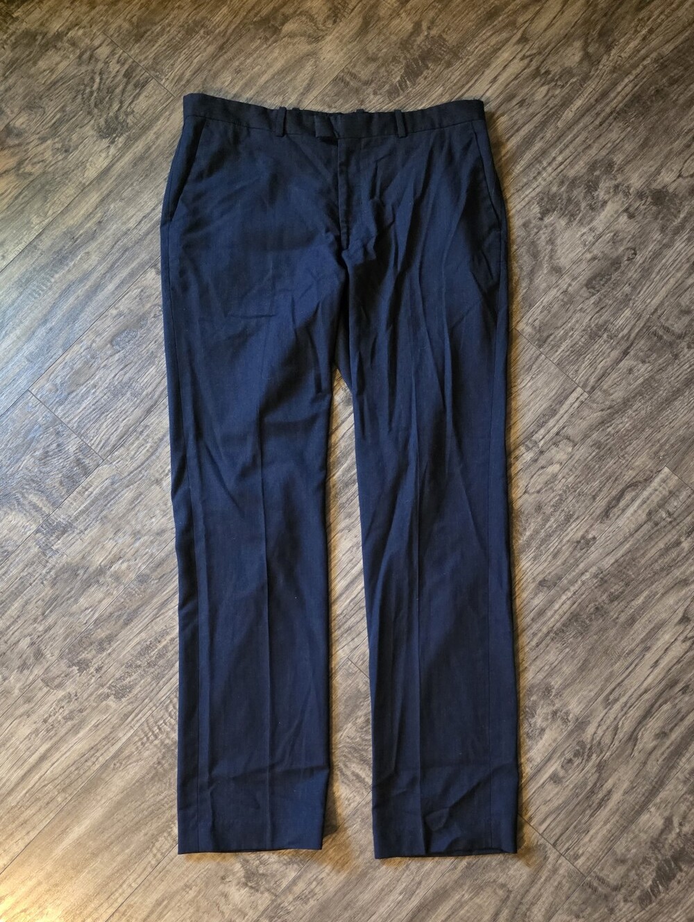 Perry Ellis Men's Dark Navy Dress Pants